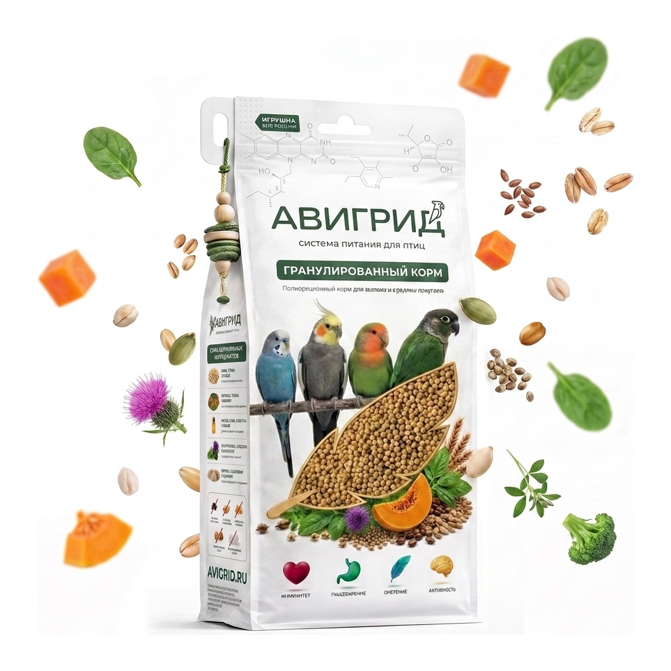 Гранулированный для мелких и средних